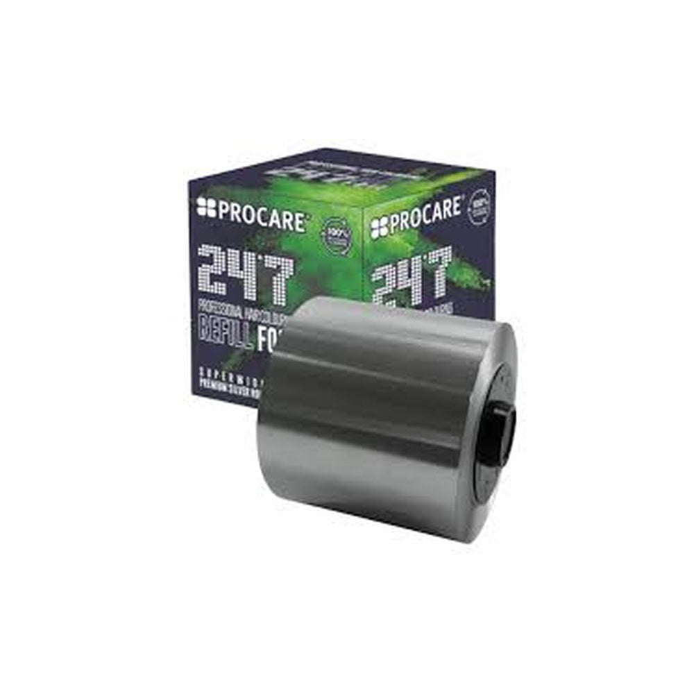 PROCARE PREMIUM SUPERWIDE SILVER 24*7 HAIR FOIL REFILL ROLL 120MM X 450MTR