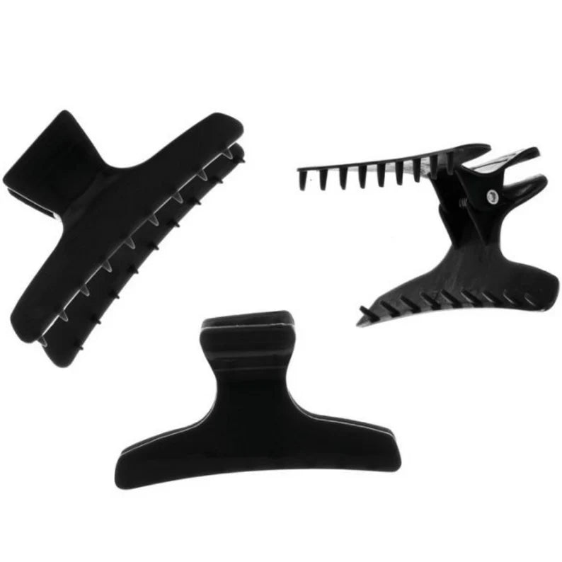 Head Jog Butterfly Clamps Large Black x 12