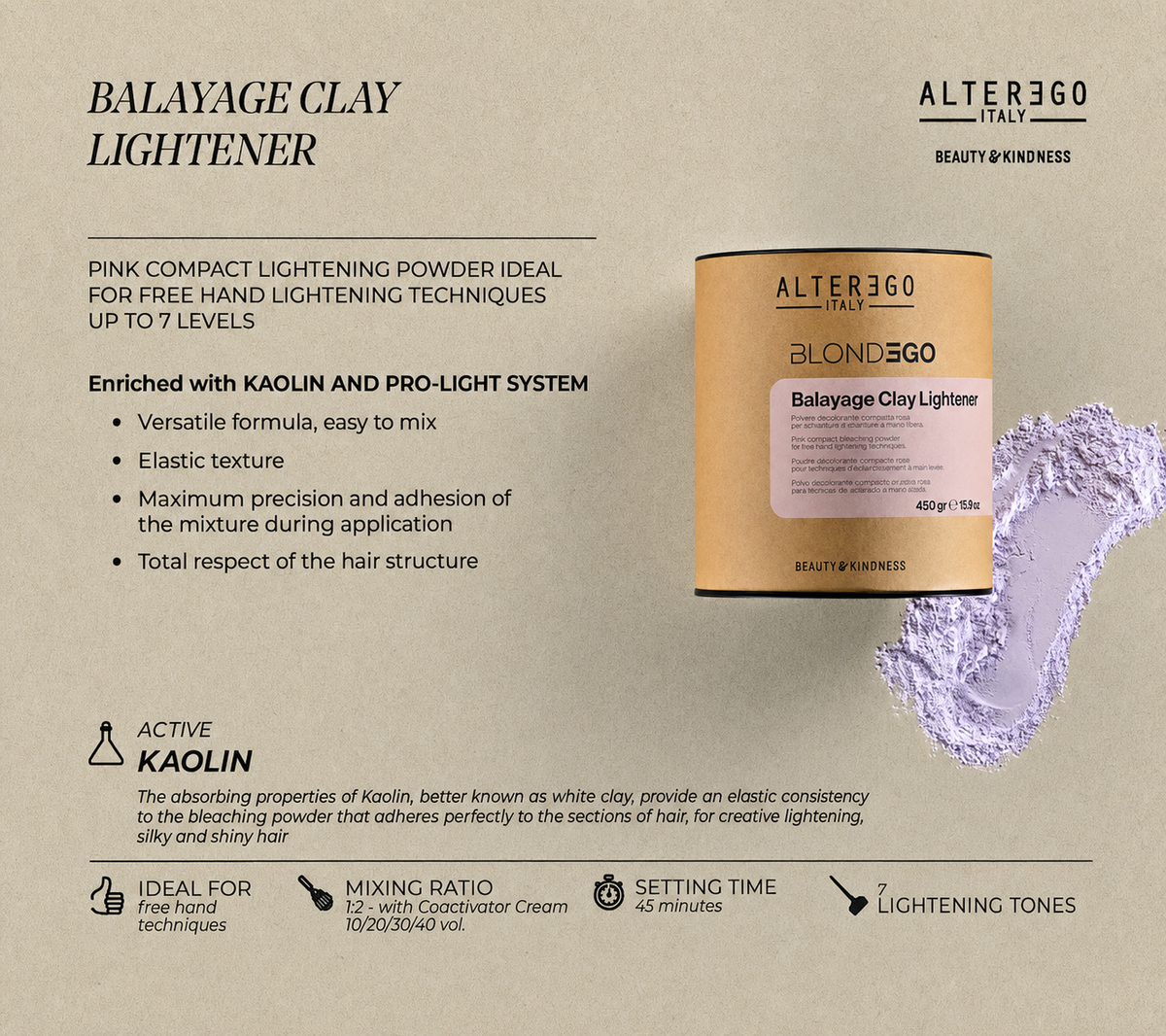 Blondego Balayage Clay Lightener